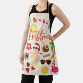 Tropische kerst schort (Insitu)