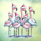 Tropische kerst venster klampen raamsticker (Vel 3)