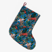 Tropische kerstaking voor vogels grote kerstsok (Voorkant (Hangend))