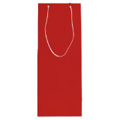 Tropische kerstanananas Rood Wijn Gift Bag Cadeautas (Achterkant)