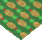 Tropische kerstanananas Warm Xmas Holiday Gre Tafelkleed (Gekanteld)