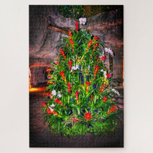 Tropische kerstboom Puzzle Legpuzzel