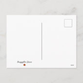 Tropische kerstboom sneeuw stippen Prettig Kerstfe Feestdagenkaart (Achterkant)