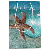 Tropische kerstcadeaus voor cadeaus met kerstcadea medium cadeauzakje (Voorkant)