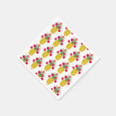 Tropische kerstFeestdagen Ananas Napkin Servet (Hoek)