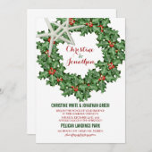 Tropische kerstfeestdagen kaart (Voorkant / Achterkant)