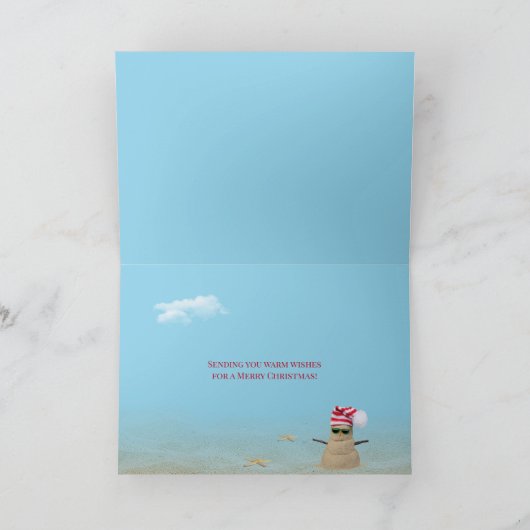 Tropische kerstHammock Kaart (Binnen)