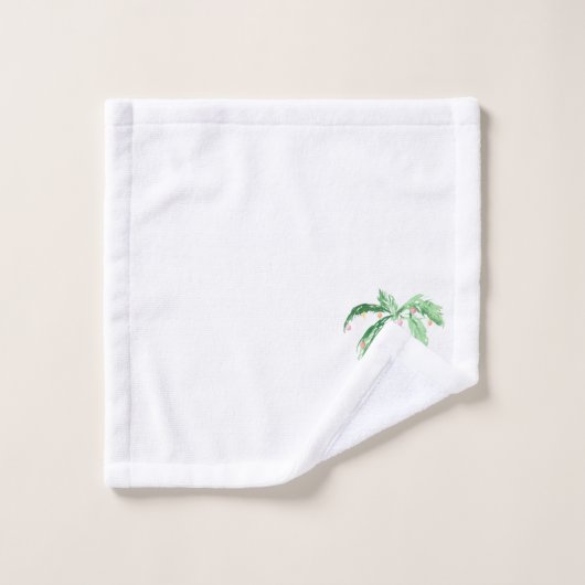 Tropische kersthanddoeken bad handdoek (Wasdoekje)