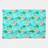 Tropische kersthanddoeken met kersthanddoeken voor theedoek (Horizontaal)