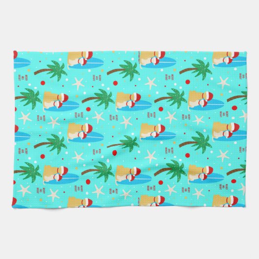 Tropische kersthanddoeken met kersthanddoeken voor theedoek (Horizontaal)