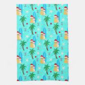 Tropische kersthanddoeken met kersthanddoeken voor theedoek (Verticaal)