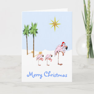 Tropische Kerstkaart Feestdagen Kaart