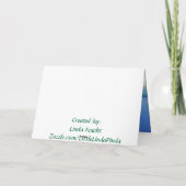 Tropische kerstKaarten uit Florida Feestdagen Kaart (Achterkant)