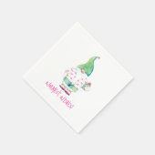 Tropische kerstkerstkerstkerstkerstkerstkerstkerst servet (Hoek)