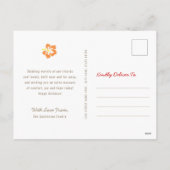 Tropische kerstkerstmis in juli  feestdagenkaart (Achterkant)