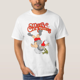 Tropische kerstkerstthema T-shirt