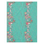 Tropische kerstmannen met Santa en Flamingo's Tafelkleed (Voorkant)