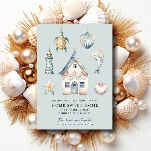 Tropische Kerstmis bewegende aankondiging