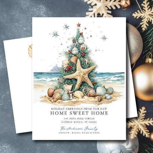 Tropische Kerstmis bewegende aankondiging