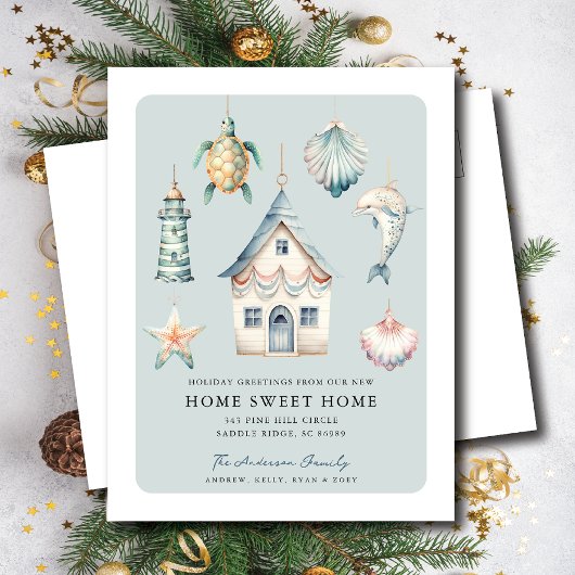 Tropische Kerstmis bewegende aankondiging