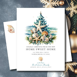 Tropische Kerstmis bewegende aankondiging