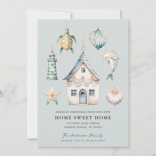 Tropische Kerstmis bewegende aankondiging (Voorkant)