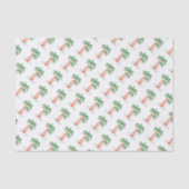 Tropische kerstpalmbomen tissuepapier (Voorkant)