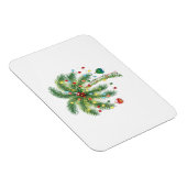 Tropische kerstpalmboom met verlichting en Ornam Magneet (Rechterzijde)