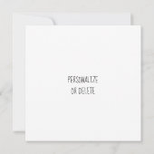 Tropische kerstpalmboom Vrolijk kerstfeest Kaart (Achterkant)