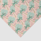 Tropische Kerstpalmboom Vrolijke Kerstmis Decoupag Tissuepapier (Detail)