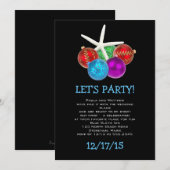 Tropische kerstrepetitie Inbeluitnodiging Kaart (Voorkant / Achterkant)