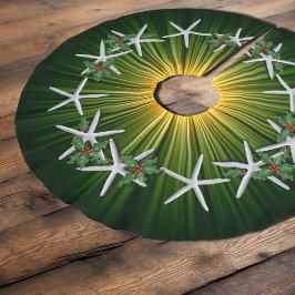 Tropische kerststaarvis Green Starburst Kerstboom Rok