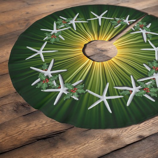 Tropische kerststaarvis Green Starburst Kerstboom Rok