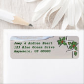 Tropische kerststaarvis Return Address Sticker (Insitu)