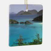 Tropische kerstversiering keramisch ornament (Rechts)