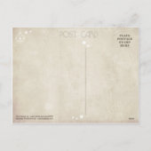 Tropische kerstversieringen feestdagenkaart (Achterkant)