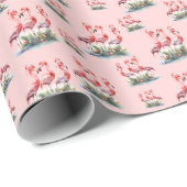 Tropische kerstviering cadeaupapier (Rol Hoek)