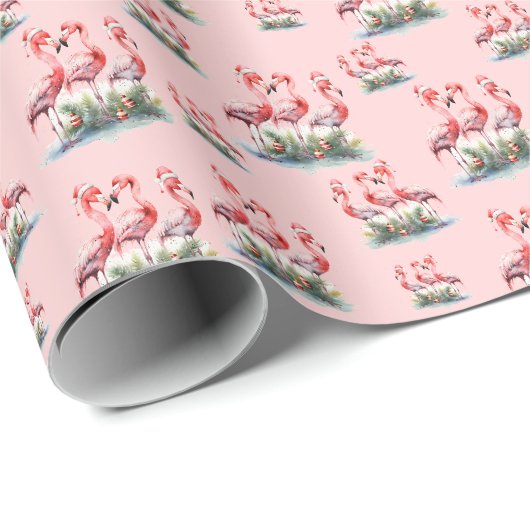 Tropische kerstviering cadeaupapier (Rol Hoek)