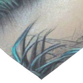 Tropische Kerstvuurtoren Gepersonaliseerde Runner Tafelkleed (Gekanteld)