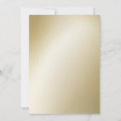 Tropische kerstzwarte goudbekritisatie kaart (Achterkant)