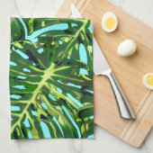 Tropische keukenhanddoek (Quarter Fold)