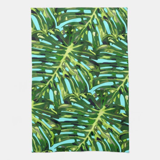 Tropische keukenhanddoek (Verticaal)
