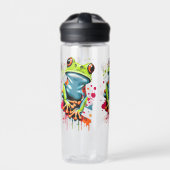 Tropische Kikker Waterfles - Kleurrijke Kikker Pri (Voorkant)