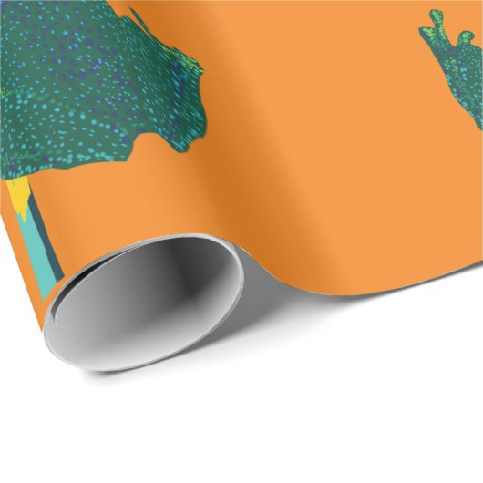 Tropische kikkers cadeaupapier (Rol Hoek)