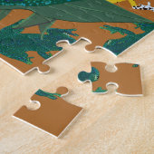 Tropische kikkers legpuzzel (Zijkant)