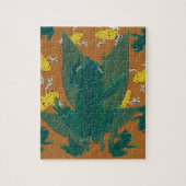 Tropische kikkers legpuzzel (Verticaal)