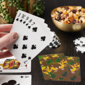 Tropische kikkers Patroon Pokerkaarten (Insitu)