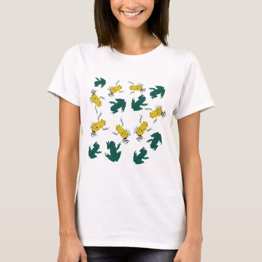 Tropische kikkers t-shirt (Voorkant)