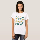 Tropische kikkers t-shirt (Voorkant volledig)