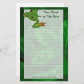 Tropische kikkervisserij briefpapier (Voorkant / Achterkant)